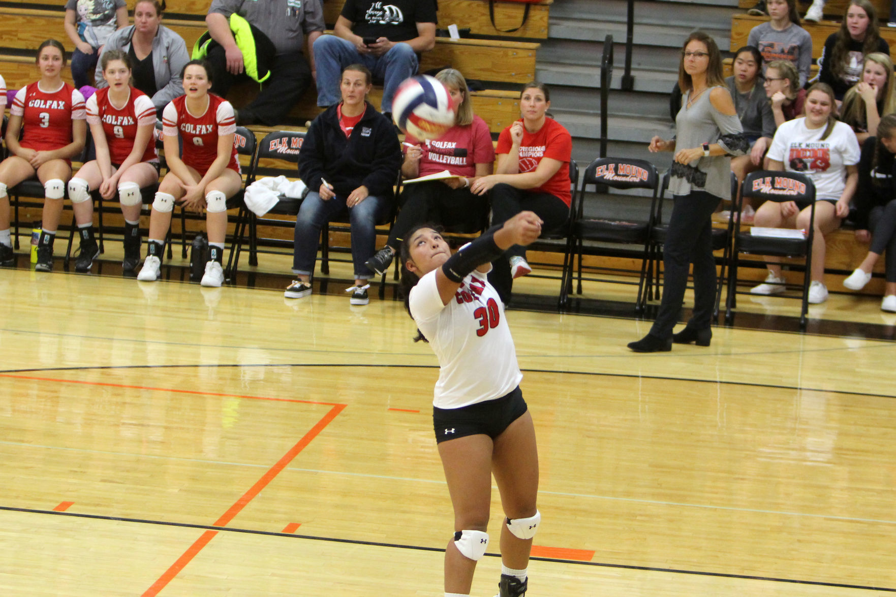 Colfax at Elk Mound volleyball 10-17-19